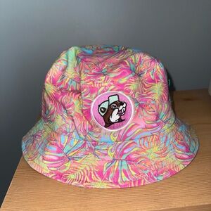 Colorful Tropical Bucc-ees Bucket Hat